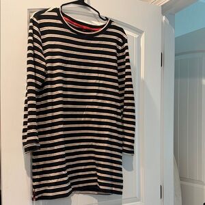 Black and White Striped Women's Dress - Lou and Grey